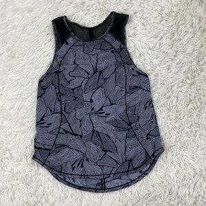 🔥$SALE$🔥 Lululemon Sculpt Tank Dottie Tribe White Black / Black